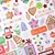 Picture of American Crafts Paige Evans Cardstock Stickers With Red Foil 6"X12" - Sugarplum Wishes, 81pcs