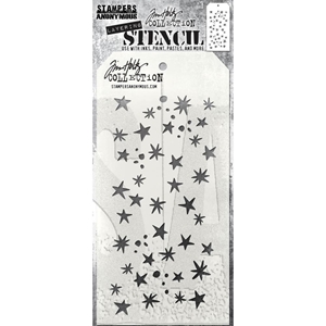 Picture of Stampers Anonymous Tim Holtz Layered Στένσιλ 4"X8.5" - Spellbound