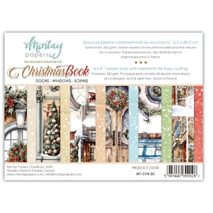 Picture of Mintay Papers Paper Pad 6"x8" - Christmas Book 2, Doors-Windows-Scenes