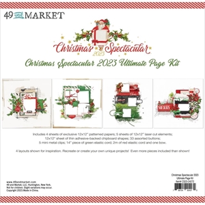 Picture of 49 & Market Christmas Spectacular 2023 Ultimate Scrapbooking Page Kit Για Δημιουργία Layouts, 51τεμ.