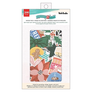 Picture of American Crafts Vicki Boutin Paperie Pack Διακοσμητικά Εφήμερα - Peppermint Kisses, 200τεμ.
