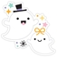 Εικόνα του Doodlebug Design Doodle Αδιάβροχο Αυτοκόλλητο - Sweet & Spooky, Boo Friends