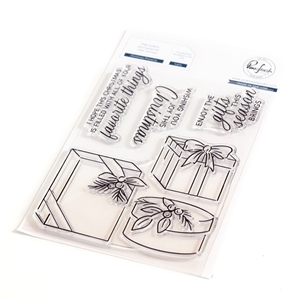 Picture of Pinkfresh Studio Clear Stamps 4" x 6" - Christmas Presents, 6pcs