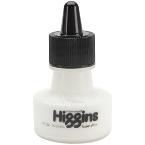 Picture of Higgins Waterproof Ink Αδιάβροχο Μελάνι 1oz - Super White