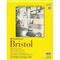 Εικόνα του Strathmore Series 300 Paper Pad Μπλοκ Ζωγραφικής 11" x 14" - Bristol, Smooth
