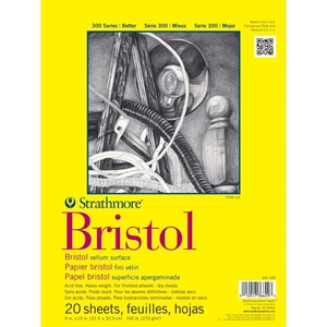 Picture of Strathmore Series 300 Paper Pad Μπλοκ Ζωγραφικής 9" x 12" - Bristol, Vellum