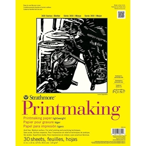 Picture of Strathmore Series 300 Printmaking Paper Pad 11" x 14"- Μπλοκ για Τεχνικές Printmaking