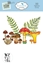 Picture of Elizabeth Craft Designs Metal Cutting Dies Everyday Elements - Mushrooms And Ferns, 13pcs