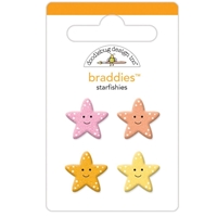 Εικόνα του Doodlebug Design Braddies Αυτοκόλλητα Brads - Starfish, 4 τεμ.