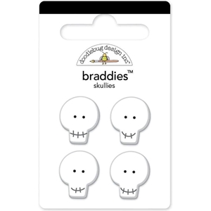 Picture of Doodlebug Design Braddies - Skullies, 4 pcs.