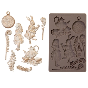 Picture of Prima Decor Moulds Καλούπι Σιλικόνης  5" x 8" - Lost In Wonderland, Following Alice