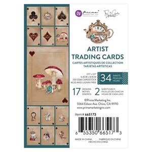 Picture of Prima Marketing Artist Trading Cards - Lost In Wonderland, Playing Cards, 34pcs
