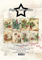 Picture of Paper Favourites Single-Sided Paper Pack A5 - Vintage Holly