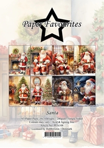 Picture of Paper Favourites Συλλογή Χαρτιών Scrapbooking Μονής Όψης A5 - Santa