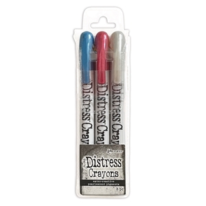 Picture of Tim Holtz Distress Crayons Pearl Μολυβια Κραγιόν - Holiday Set 5, 3τεμ.
