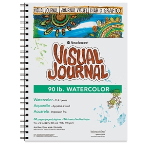 Picture of Strathmore Visual Journal 9'' x 12'' - Watercolor, 90lbs