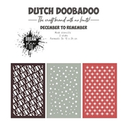 Εικόνα του Dutch Doobadoo Dream Plan Do December To Remember Mask Στένσιλ A5, 3τεμ.
