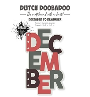 Εικόνα του Dutch Doobadoo Dream Plan Do Planner Στένσιλ - December to Remember 