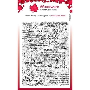 Picture of Woodware Craft Collection Clear Stamp Διάφανη Σφραγίδα 4"x6" - Worn Notebook Page
