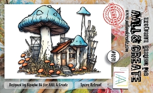 Picture of Aall & Create Clear Stamps Διάφανες Σφραγίδες - Nr 1091 Spore Retreat