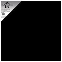 Εικόνα του Paper Favourites Smooth Cardstock Μονόχρωμα Scrapbooking Διπλής Όψης 12"x12" - Black, 10τεμ 