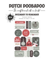 Εικόνα του Dutch Doobadoo Dream Plan Do Διακοσμητικά Εφήμερα - December to Remember, 23τεμ