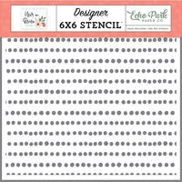 Εικόνα του Echo Park Στένσιλ 6"x6" - Year In Review, To Do List Dots