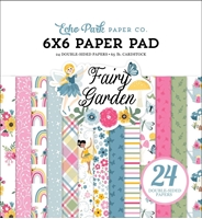 Εικόνα του Echo Park Double-Sided Paper Pad Μπλοκ Scrapbooking Διπλής Όψης 6" x 6" - Fairy Garden