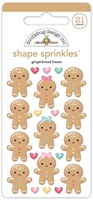 Εικόνα του Doodlebug Design Gingerbread Kisses Αυτοκόλλητα Shape Sprinkles, 21τεμ.