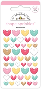 Picture of Doodlebug Design Gingerbread Kisses Shape Sprinkles - Warm Wishes, 45pcs