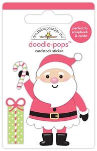 Picture of Doodlebug Design Gingerbread Kisses Doodle-Pops - Hello Santa, 2pcs