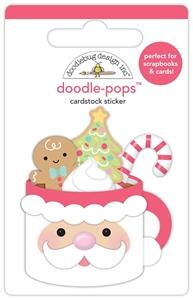 Picture of Doodlebug Design Gingerbread Kisses 3D  Αυτοκόλλητα Doodle-Pops - Christmas Cocoa