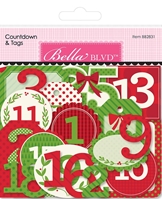 Εικόνα του Bella Blvd Merry Little Christmas Ephemera Διακοσμητικά Εφήμερα - Countdown & Tags, 56τεμ.