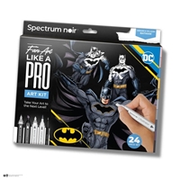 Εικόνα του Spectrum Noir Fan-Art Like a Pro Art Kit Σετ Εκμάθησης με Μαρκαδόρους - Batman, 24τεμ.