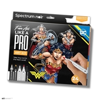 Εικόνα του Spectrum Noir Fan-Art Like a Pro Art Kit Σετ Εκμάθησης με Μαρκαδόρους - Wonder Woman, 24τεμ.