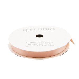 Picture of Tonic Studios Craft Perfect Double Face Satin Ribbon 9mm x 5m - Moonstone Pink