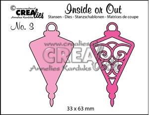 Picture of Crealies Inside Or Out Dies Μήτρες Κοπής - No. 3 Christmas Ornament C, 2τεμ.
