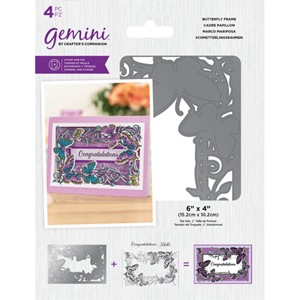 Picture of Crafter's Companion Gemini Stamp & Die - Butterfly Frame, 4pcs