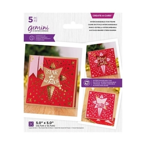 Picture of Crafter's Companion Gemini Create-a-Card Dies Μήτρες Κοπής - Interchangeable Star Frame, 5τεμ.
