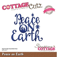 Εικόνα του Scrapping Cottage Die Μήτρα Κοπής - Peace on Earth
