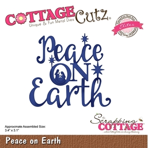 Picture of Scrapping Cottage Die - Peace on Earth