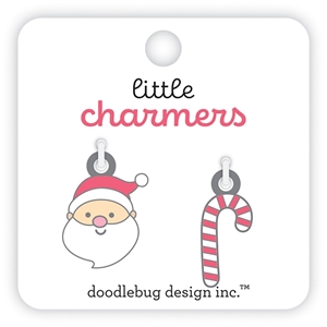 Picture of Doodlebug Design Gingerbread Kisses Little Charmers - Sweet Santa, 2pcs