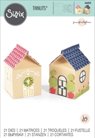 Picture of Sizzix Thinlits Die by Jennifer Ogborn - Seasonal House Gift Box, 21pcs.