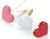 Picture of Creative Impressions Painted Metal Paper Fasteners: Hearts - Red, White & Pink