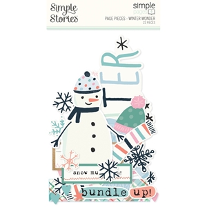 Picture of Simple Stories Winter Wonder Simple Pages Page Pieces, 22pcs
