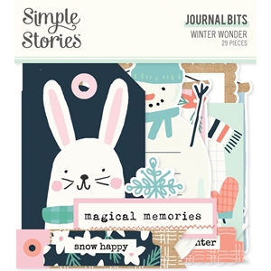 Picture of Simple Stories Winter Wonder Διακοσμητικά Εφήμερα Bits & Pieces, 29τεμ.