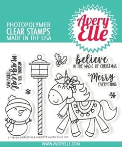Picture of Avery Elle Clear Stamp Set -Σετ Σφραγίδων - Christmas Magic, 9τεμ.