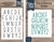 Picture of Echo Park Stamp & Die Set - McKell Uppercase Alpha, 52pcs