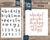 Picture of Echo Park Stamp & Die Set - Kaitlin Lowercase Alpha, 64pcs