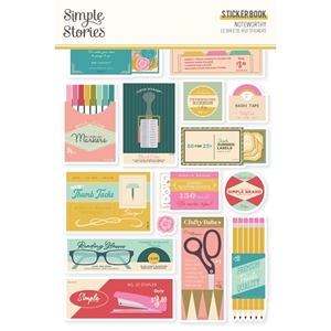 Picture of Simple Stories Sticker Book Μπλοκ Αυτοκόλλητων - Noteworthy, 452τεμ.